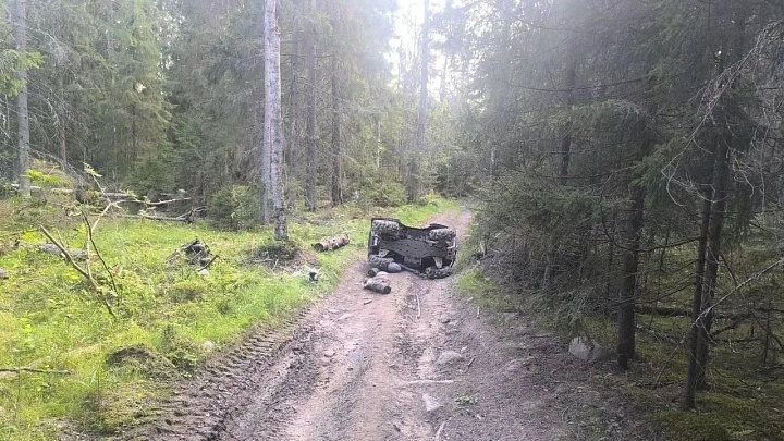 В Ленинградской области перевернулся вездеход, погиб пассажир