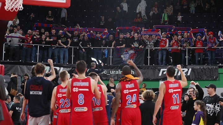 Баскетболисты ЦСКА обыграли "Уралмаш" в матче Единой лиги ВТБ